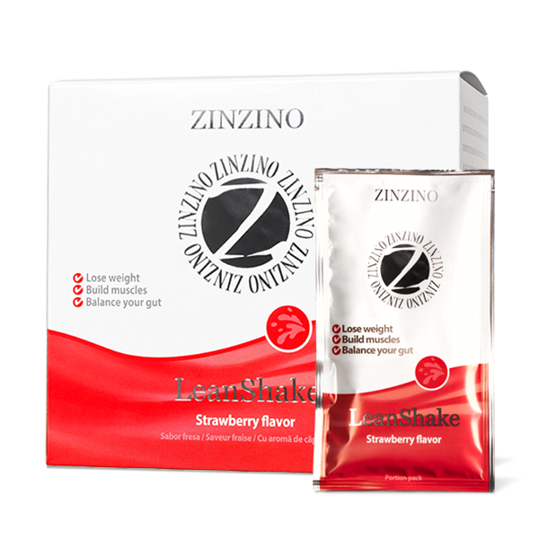 LeanShake Strawberry, portion pack